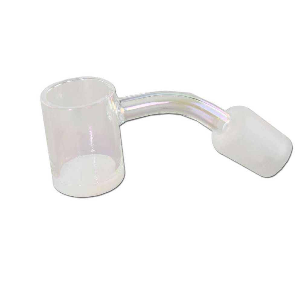 Black Leaf Quartz Glass Banger Head, 25/21 mm, 45° (18.8 mm)