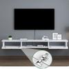 SaryEdge Floating TV Stand, Wall-Mounted Media Console view 4