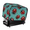 2-Slice Toaster Cover, Red Ladybugs, Dustproof, Splash-Resistant, Universal Fit view 1