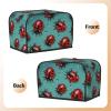 2-Slice Toaster Cover, Red Ladybugs, Dustproof, Splash-Resistant, Universal Fit view 3