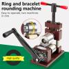 Bracelet Bender Metal Ring Forming Tool Hand-Crank Bending Machine for Spoons, Rings, and Bracelets view 3