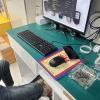 MLYAYE Antistatic Mat for Desktop PCs, Durable PVC ESD Workbench Pad, Heat-Resistant, 3 mm, 0.8 m x 2.4 m view 2