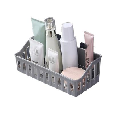 HIKOO DAILY Bathroom Storage Rack, Cosmetic Basket (Gray)