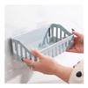 HIKOO DAILY Bathroom Storage Rack, Cosmetic Basket (Gray) view 2