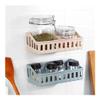 HIKOO DAILY Bathroom Storage Rack, Cosmetic Basket (Gray) view 4