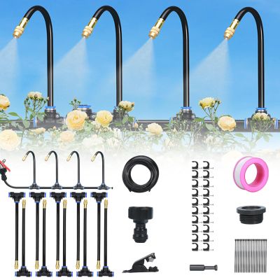 Automatic Irrigation System, 360° Adjustable Drip Irrigation Kit, 10 m