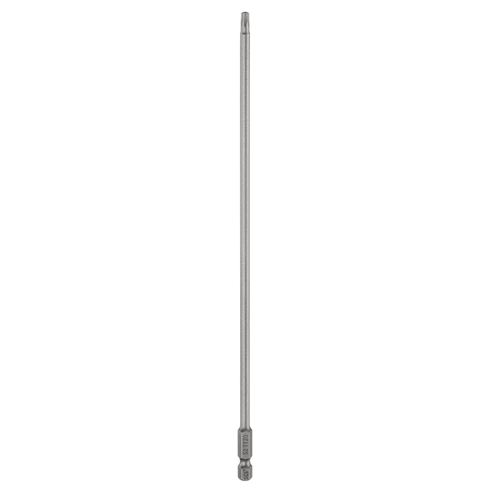 QUARKZMAN TT20 10 in Long Security Torx Bit, 1/4 in Magnetic Hex Shank, S2 Steel
