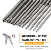 QUARKZMAN TT20 10 in Long Security Torx Bit, 1/4 in Magnetic Hex Shank, S2 Steel view 4