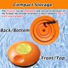 MZZKFC Large Rescue Frisbee, 4-Pack, with 131 ft Rescue Rope and Rubber Hand Ring view 4