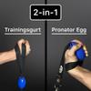 OAP Armwrestling Pronator Egg Hand and Forearm Trainer, Made in Germany, Blue view 4