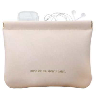 Soft Storage Pouch with Elastic Snap Closure, Compact Coin Pouch for Home or Travel