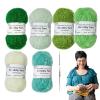 Scrubby Yarn for Dishcloths, Durable Yarn for Crocheting and Weaving view 1