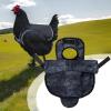 Reusable Chicken Saddle Feather Protector, Black view 3