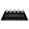 ABS Material Tray with Metal Clip Holder (Black) view 4