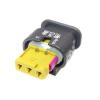 ChunLK 1 Set 3-Hole 1718653-1 06E973703 4-1718644-1 AC Mounting Automotive Plug 1-1718652-3 Waterproof Automotive Electrical Wire Socket, Purple view 3