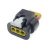 ChunLK 1 Set 3-Hole 1718653-1 06E973703 4-1718644-1 AC Mounting Automotive Plug 1-1718652-3 Waterproof Automotive Electrical Wire Socket, Purple view 4