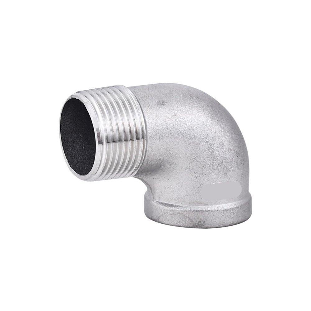 HCVYQMMJ 304 Stainless Steel 90° Female and Male Threaded Elbow Adapter