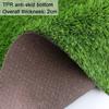 EYRMQWJPC Artificial Grass Turf, Lint-Free Green Lawn Mat, Cuttable, 2 cm Pile Height, 80 x 120 cm view 3
