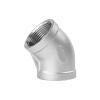 HCVYQMMJ 316 Stainless Steel 45° Female Threaded Elbow Water Pipe Fitting, 4/6-Minute Connection, 1 in, 15/20/25 (G2) view 1