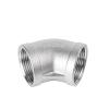 HCVYQMMJ 316 Stainless Steel 45° Female Threaded Elbow Water Pipe Fitting, 4/6-Minute Connection, 1 in, 15/20/25 (G2) view 3