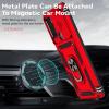 xinyunew Case with Holder for Motorola Moto G52/G82, Red view 3