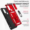 xinyunew Case with Holder for Motorola Moto G52/G82, Red view 4