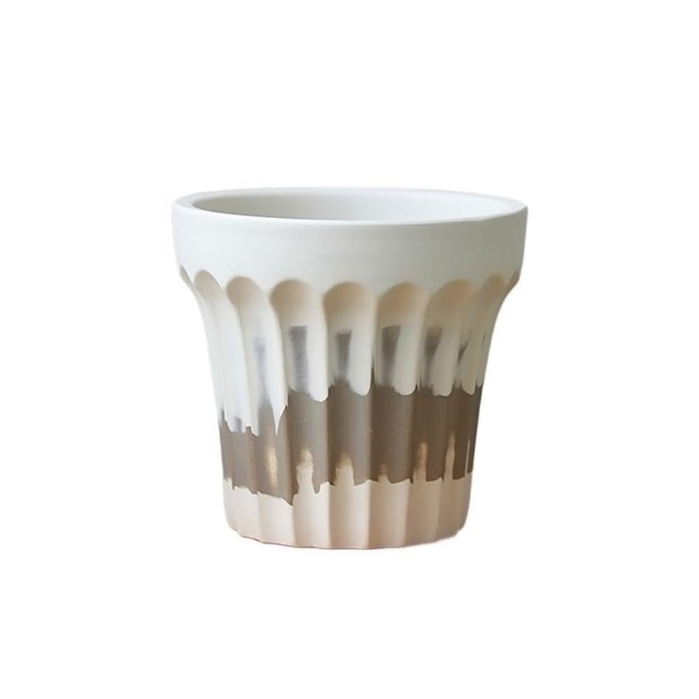 yixinzi-2024 Creative Nordic Mixed-Color Coarse Ceramic Planter
