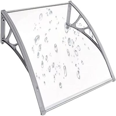 HynJGih Window Awning and Canopy, 60 x 300 cm