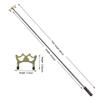 EXAOMBLE Stainless Steel Telescopic Billiards Cue Bridge, 1 Piece view 2