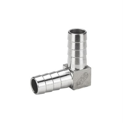 HCVYQMMJ 304 Stainless Steel 90-Degree Double-Sided Pagoda Elbow, L-Shaped Connector, 13 mm OD