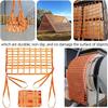 Heavy-Duty Cargo Lifting Net, Flat Sling Net, 1 x 1 m, 2 t view 3