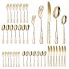 40-Piece Gold Flatware Set for Home, Restaurant, or Hotel view 2