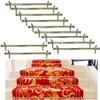 Metal Stair Rods for Carpet on Wooden Steps view 4