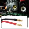 The Lord of the Tools 2-Pack 4 mm Banana Plug to Bare Wire Audio Cable, 14 AWG Silicone Wire, 300 mm view 3