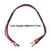 The Lord of the Tools 2-Pack 4 mm Banana Plug to Bare Wire Audio Cable, 14 AWG Silicone Wire, 300 mm view 4