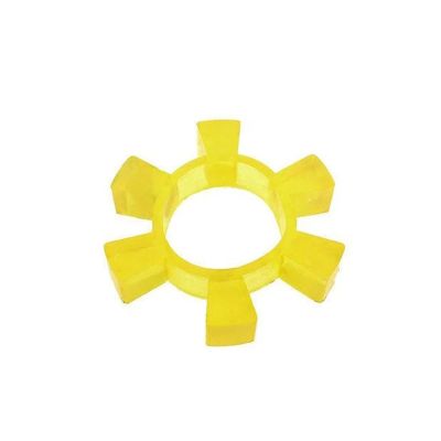 Steering Universal Joint Yellow Polyurethane Coupler Damper, 40–55 mm OD, Flexible Claw Coupling Buffer (T55)