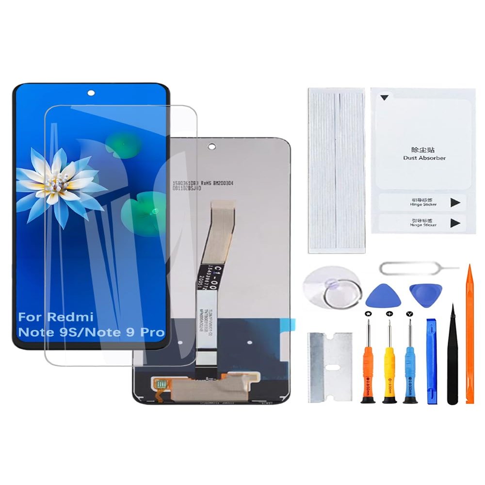 LCD Replacement Screen for Redmi Note 9 Pro/Note 9S M2003J6A1G M2003J6B2G