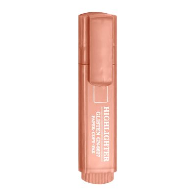 Pastel Highlighters, 8 Colors, Optional Glitter Tip, 10 ml, Stackable Markers (D, One Size)