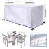 Zhadongli Art Patio Furniture Cover 110 x 100 x 85 cm, Waterproof, UV-Resistant, 420D Oxford Fabric view 2