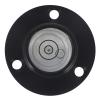 SHINEOFI Round Aluminum Bubble Level, Black, Compact view 1