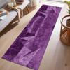 ZESEWU Purple 3D Hallway Runner Rug, Non-Slip, Washable, 50 x 400 cm view 4