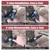 Portable Martial Arts Dummy with Wall Mount and Spring Arm Trainer view 4