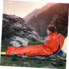 LOORGVEL 2-Pack Emergency Thermal Sleeping Bags with Storage Bag, Orange view 4