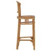 Lauuoeriau Home and Garden Bar Chair, Solid Teak Wood view 3
