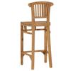 Lauuoeriau Home and Garden Bar Chair, Solid Teak Wood view 4