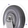 JYARZ Stainless Steel Furniture Casters, Light-Duty Swivel PU Casters, 4-Pack, 2.5 in view 4