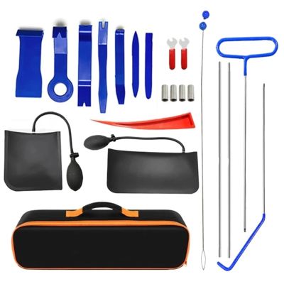 22-Piece Emergency Car Repair Tool Set with Long Hook Removers