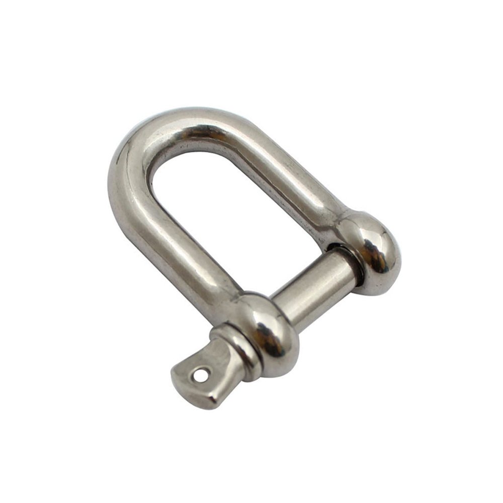 XXHNBF D-Shackle, 1-Piece 304 Stainless Steel, 4 mm