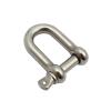 XXHNBF D-Shackle, 1-Piece 304 Stainless Steel, 4 mm view 1
