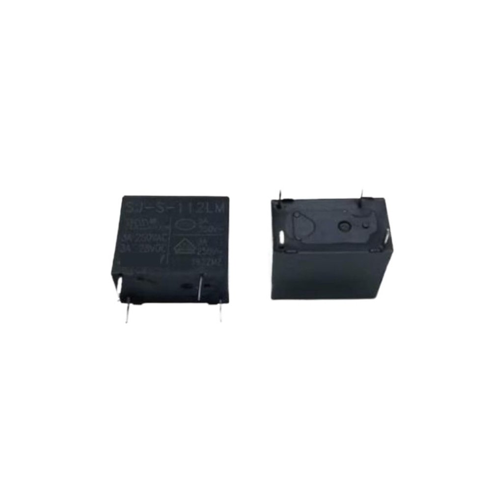 SJ-S-112LM 12 VDC Coil Voltage, Group of Normally Open 4-Pin 3A 250 VAC Relays